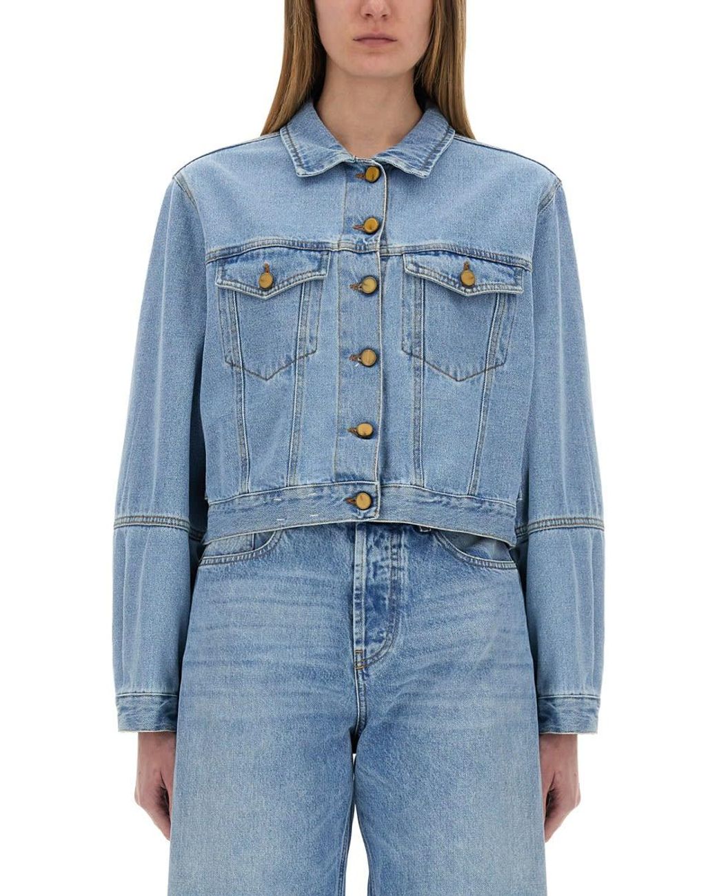 Alysi Blue Denim Jacket