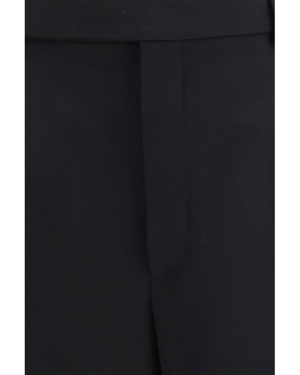 Saint Laurent Blue Saint Laurent Fluid Grain De Poudre Trousers for men