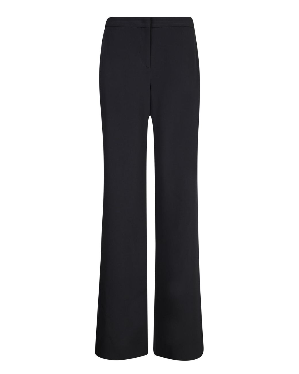 Giorgio Armani Straght Black Trousers in Blue Lyst UK