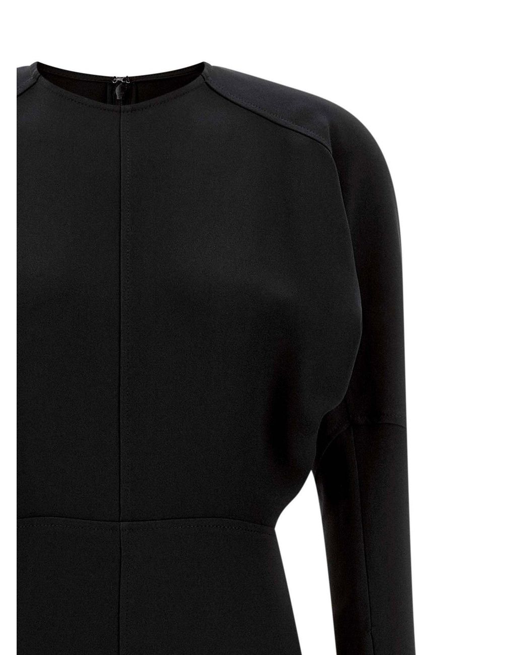 Victoria Beckham Black Dolman Sleeve Dress