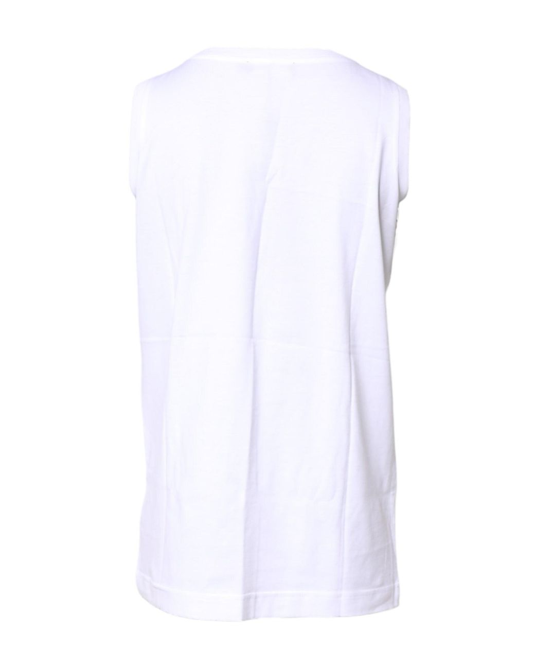 Dolce & Gabbana White Sleeveless Tops