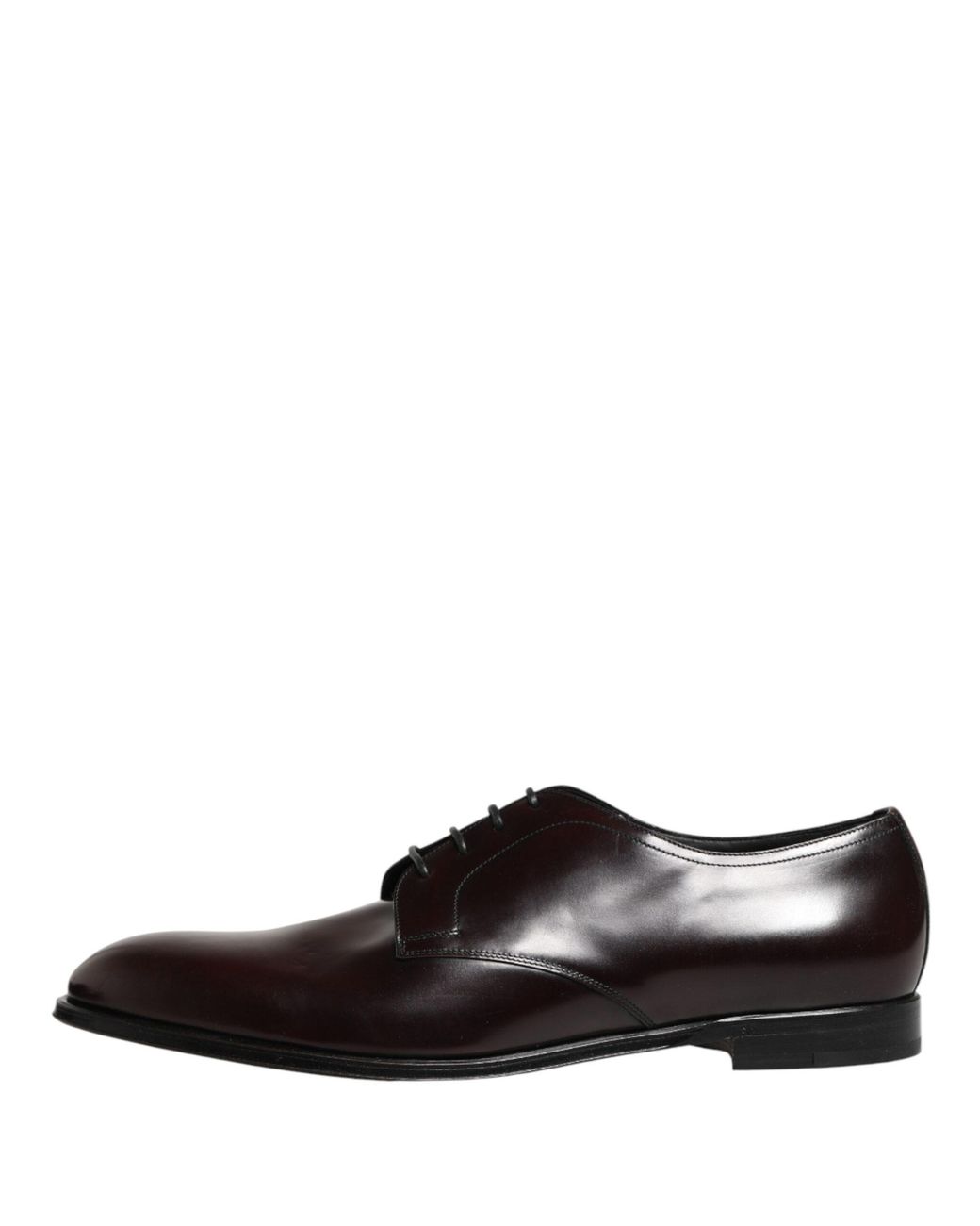 Dolce & Gabbana Black Lace Up Leather Dress Derby Shoes 100Lf for men