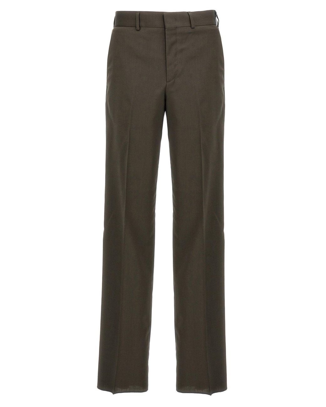Fendi Gray Cipresso Trousers for men