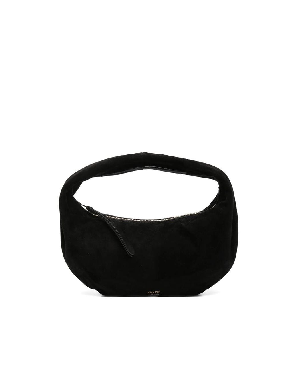 Khaite Black Tote Bag Suede