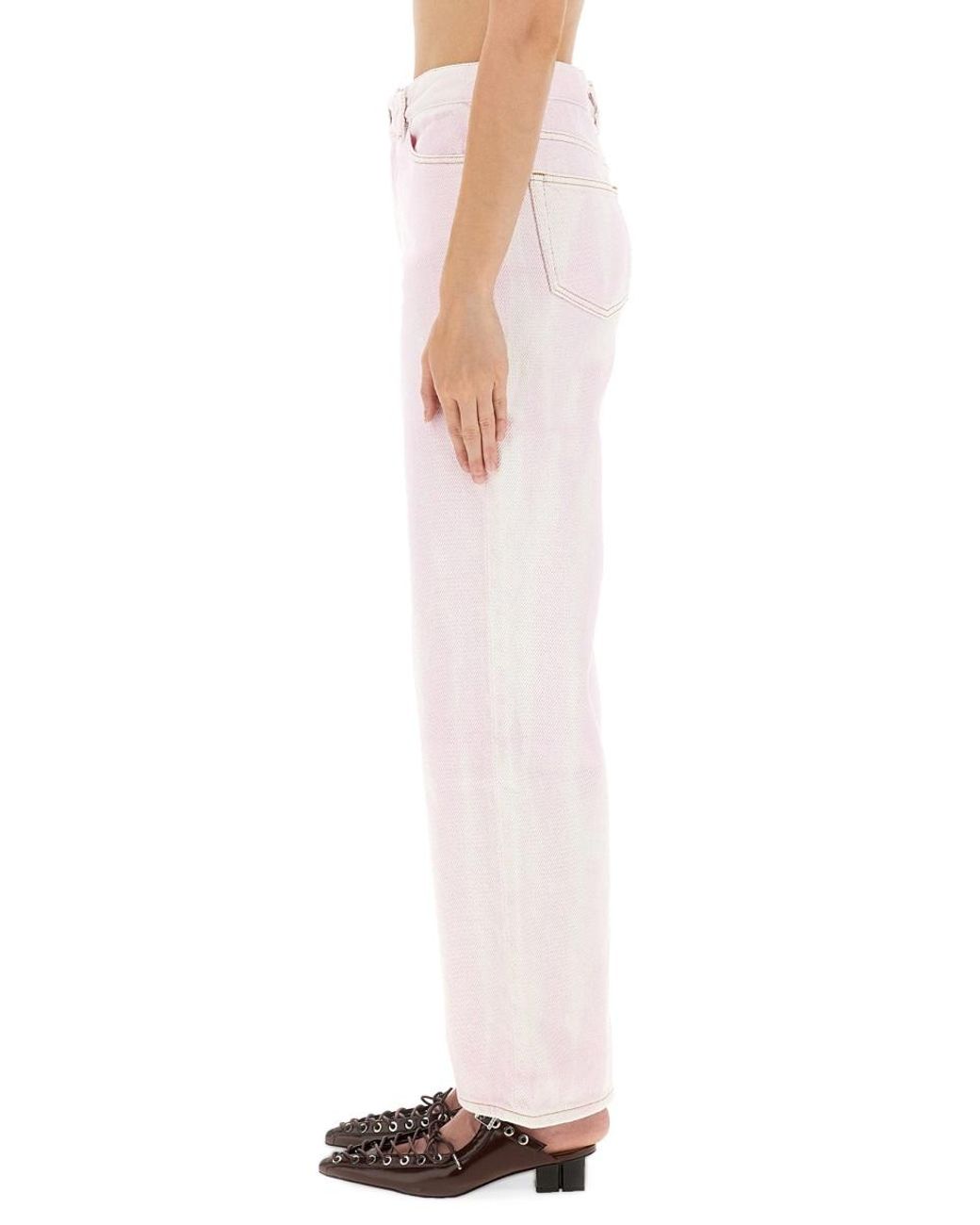 Ganni Pink Ganni Isey Jeans