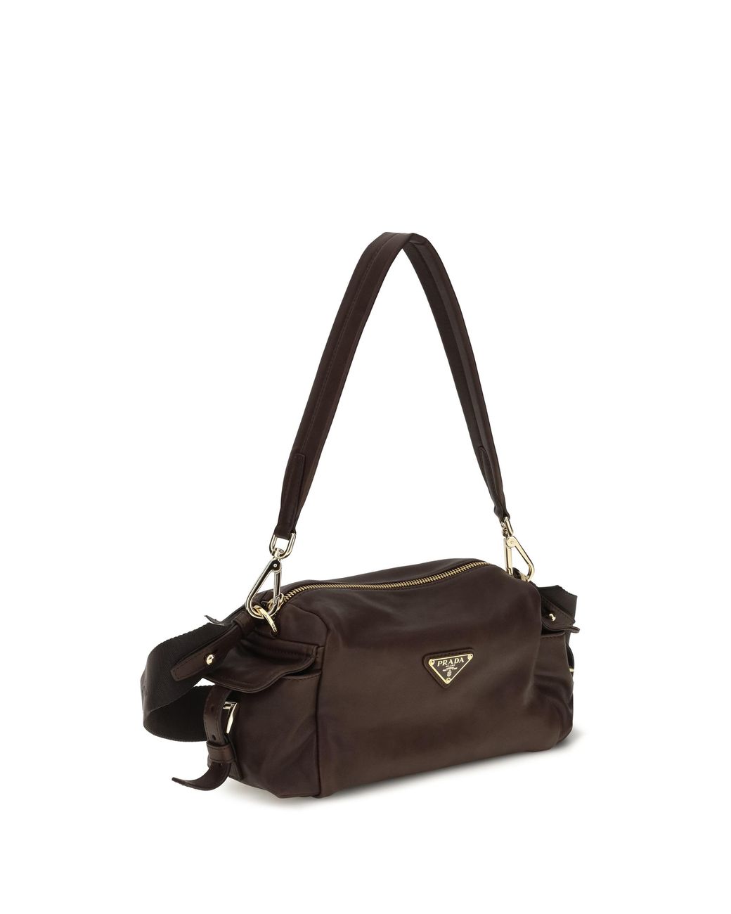 Prada Brown Small Explore Shoulder Bag