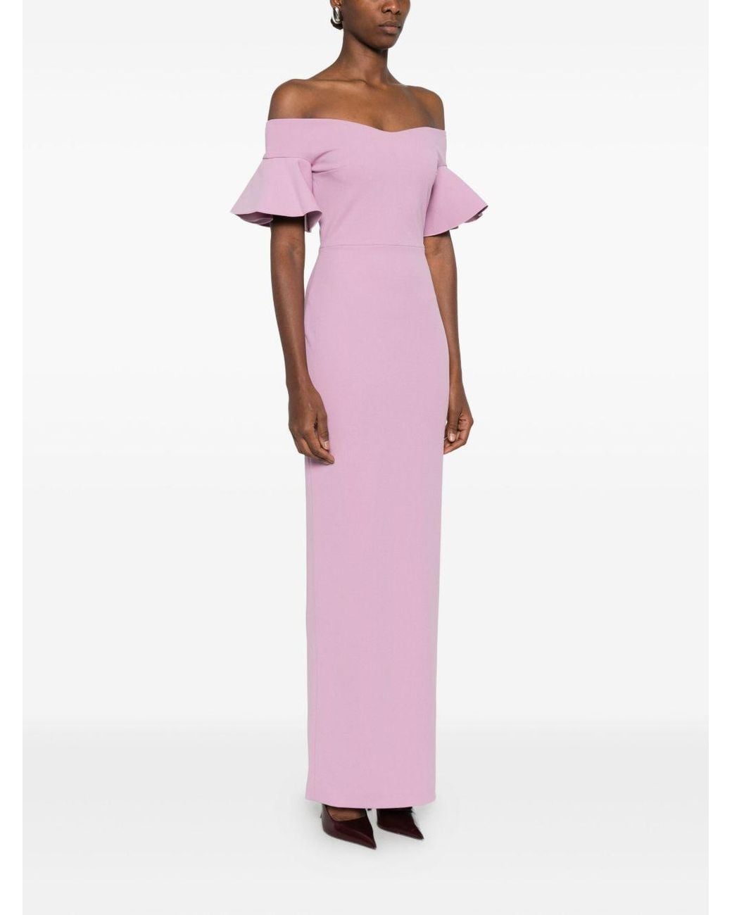 Solace London Pink Cielo Maxi Dress
