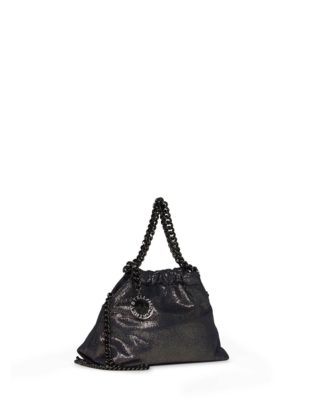 Stella McCartney Blue Crossbody Bag Falabella Mini Drawstring