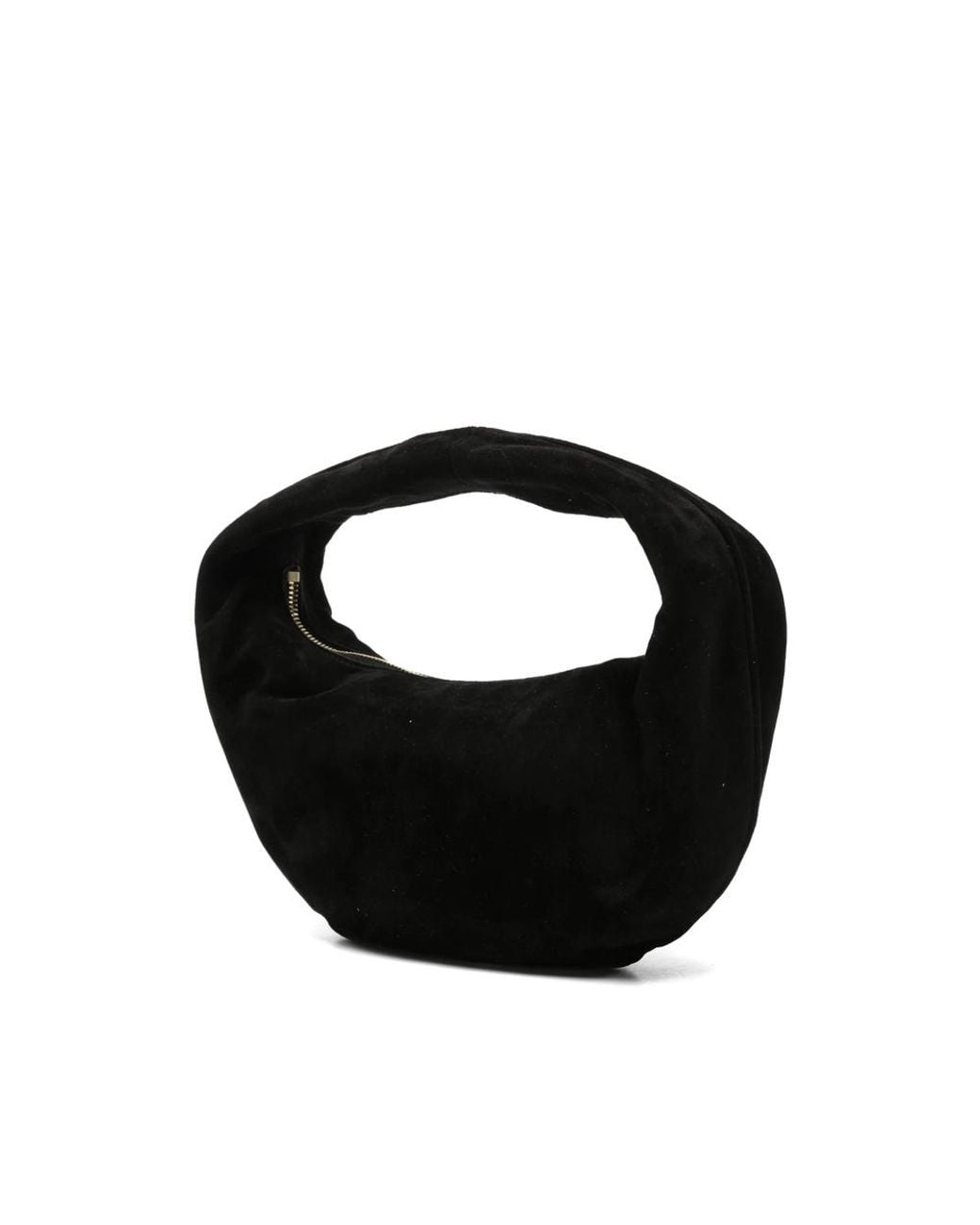 Khaite Black Tote Bag Suede