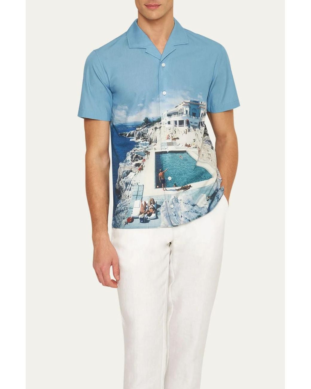 Orlebar Brown Blue Hibbert Photographic-279303-Roc Pool Ii Clothing for men