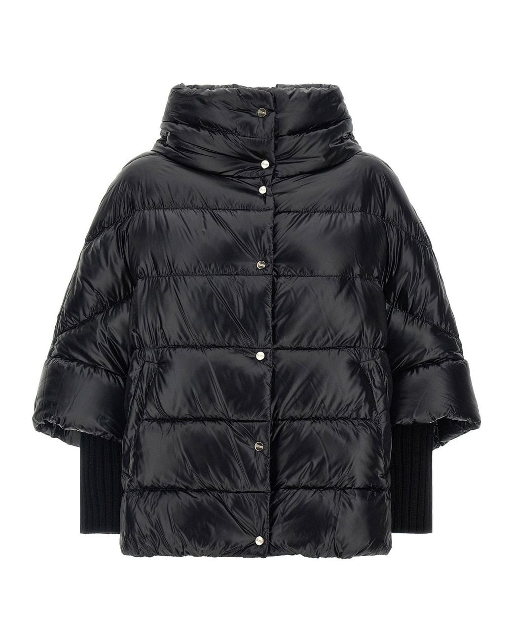 Herno Black Ultralight Hood Down Jacket