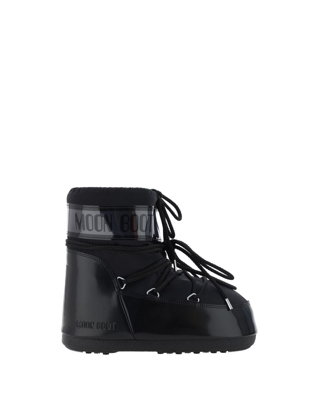 Moon Boot Black Icon Glance Padded Boots Upper: Nylon