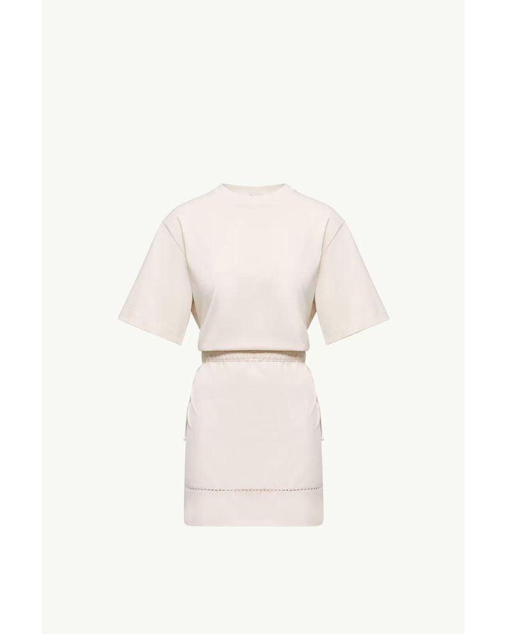 Moncler Natural Moncler E26 Dress — Cream