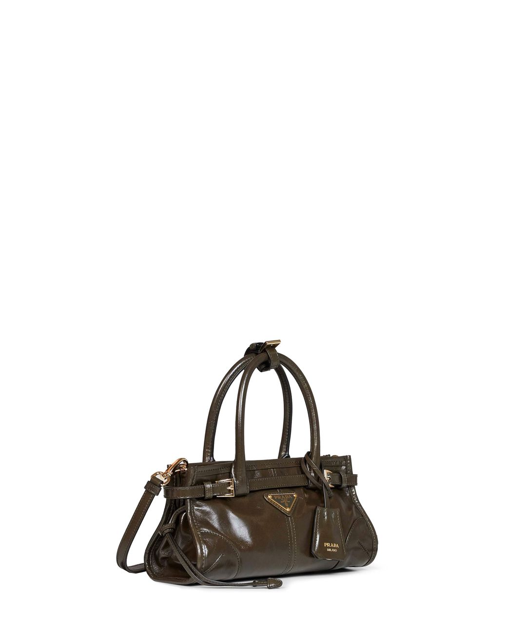 Prada Multicolor Forest Prada Bonnie Mini Handbag<Br