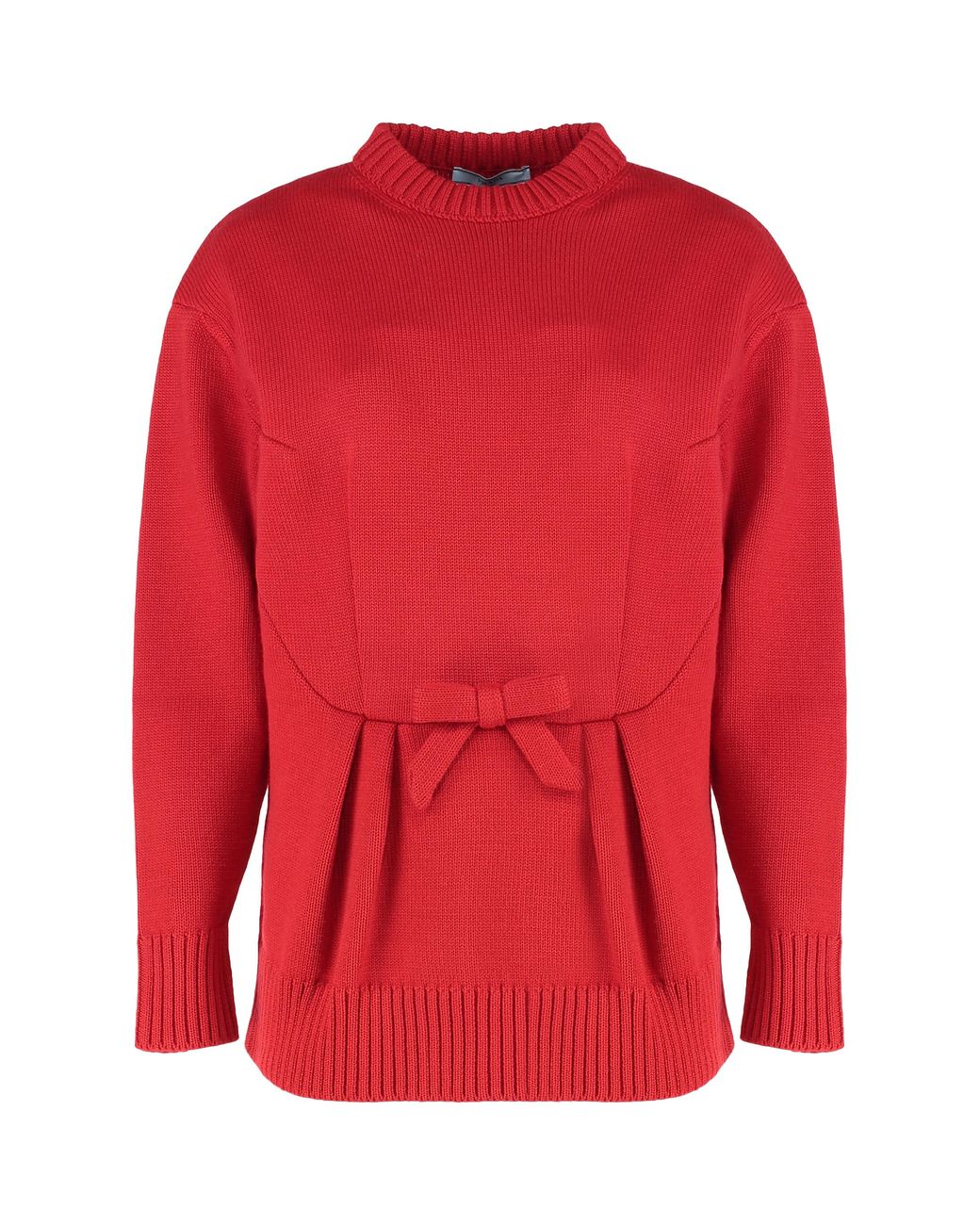 Prada Red "Round Neck Sweater