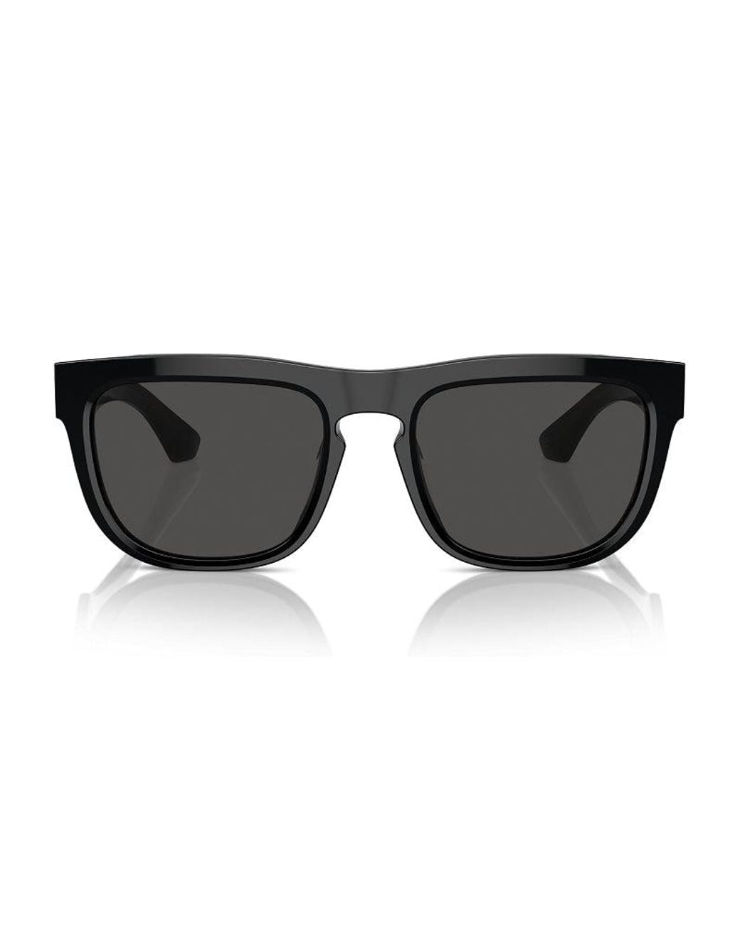 Burberry Black Vintage Check Top Sunglasses for men