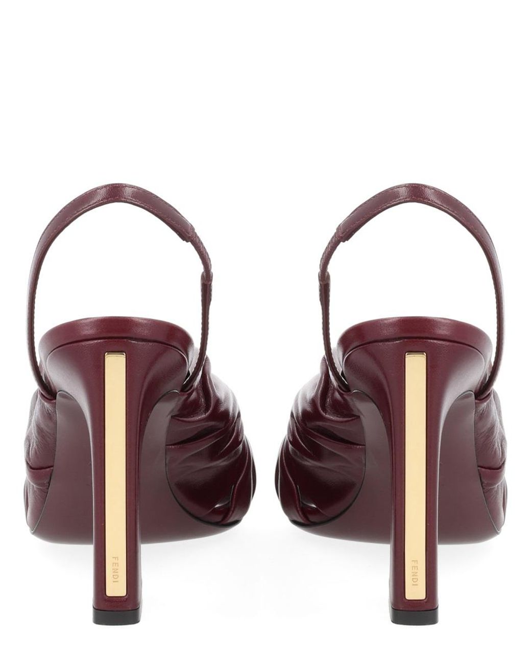 Fendi Purple Fendi Arco Slingback Pump