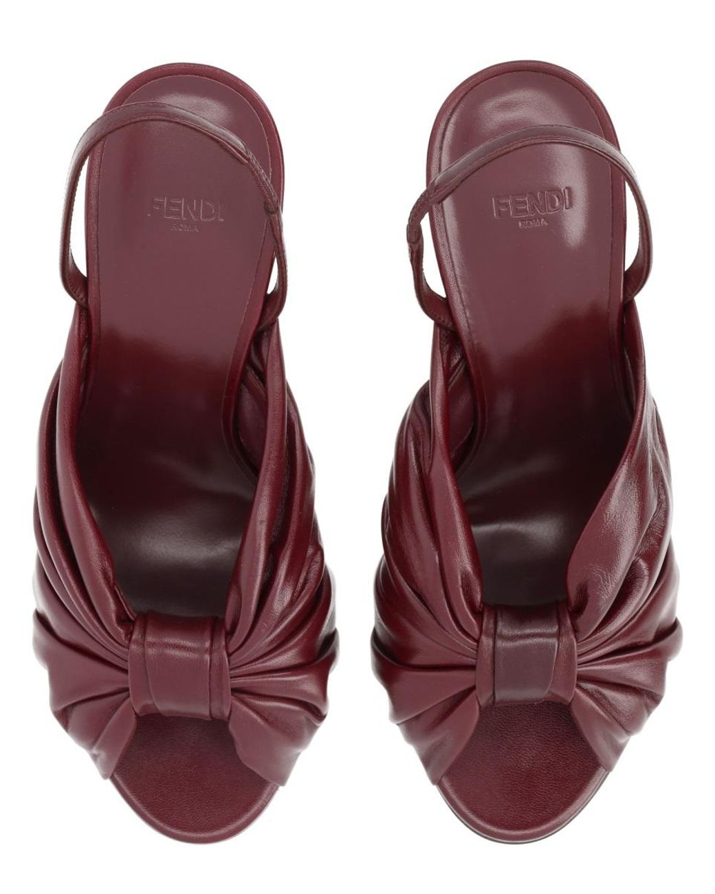 Fendi Purple Fendi Arco Slingback Pump