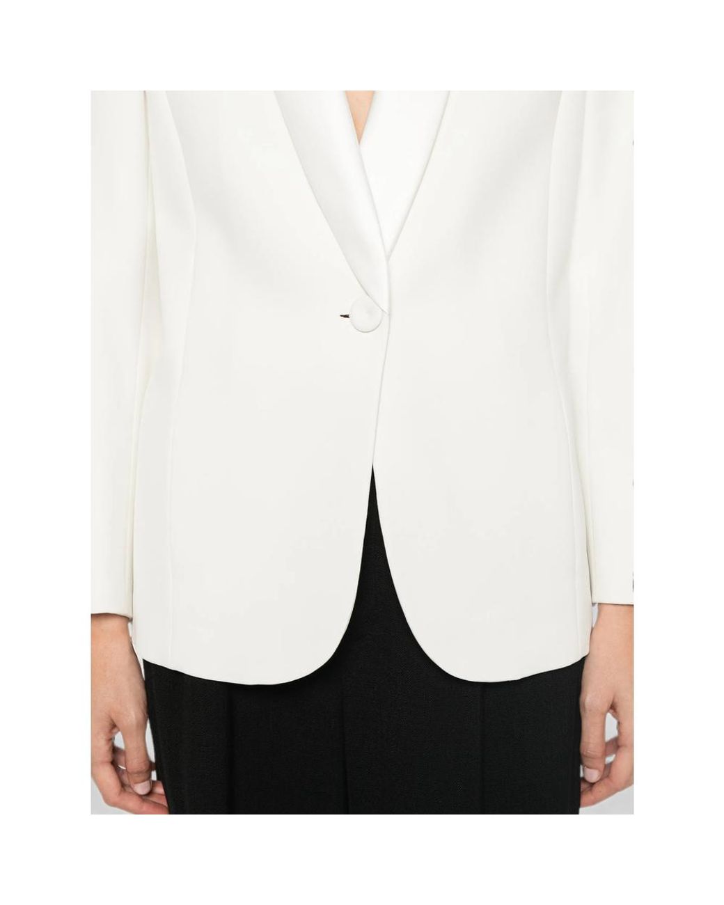 Giorgio Armani White Neutrals Jackets
