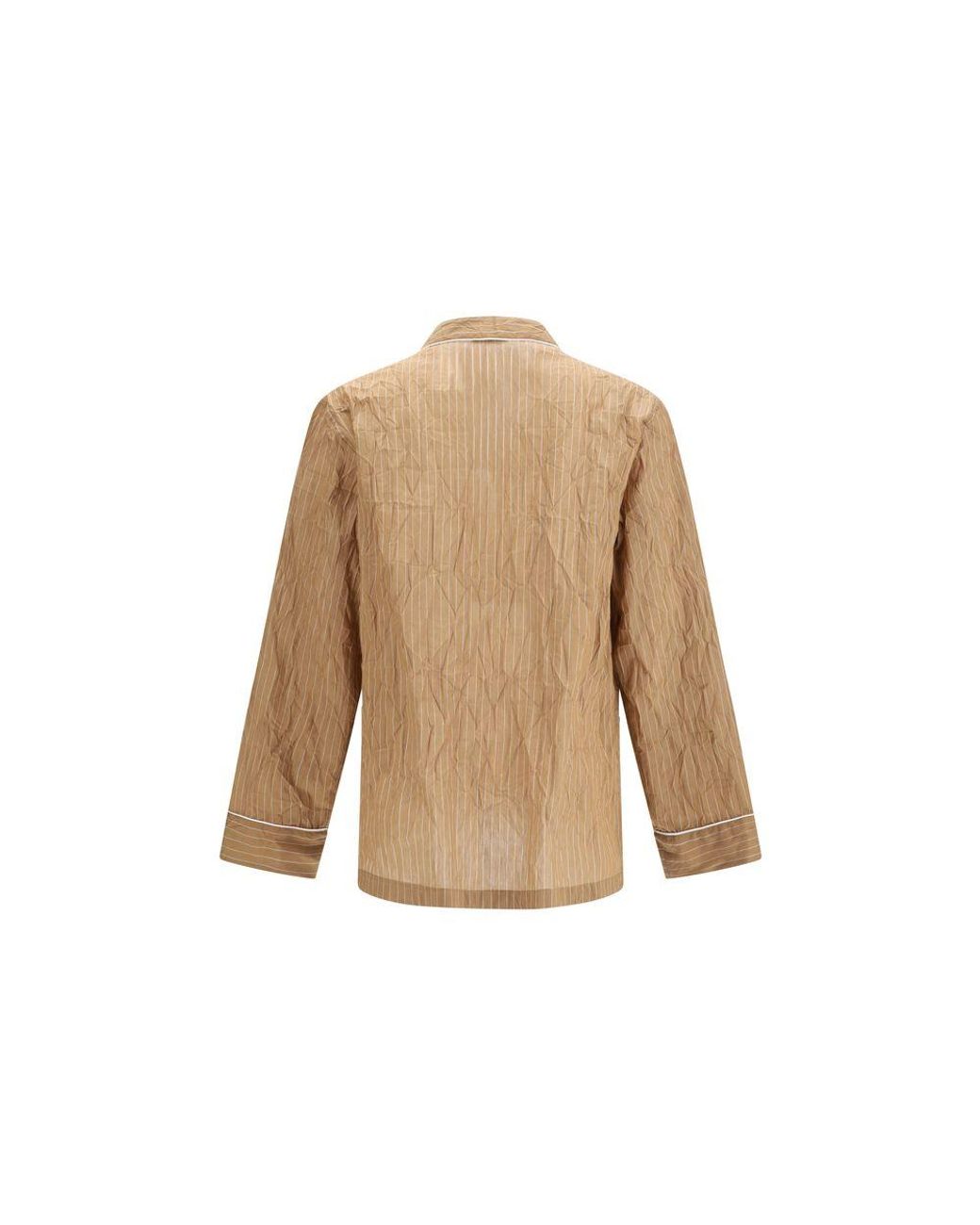 Dolce & Gabbana Natural Beige Linen Top Sleepwear for men