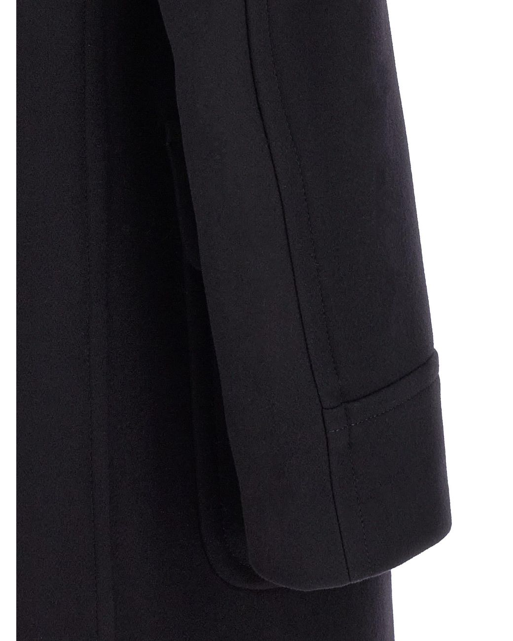 Tagliatore Black 'Sherry' Coat for men