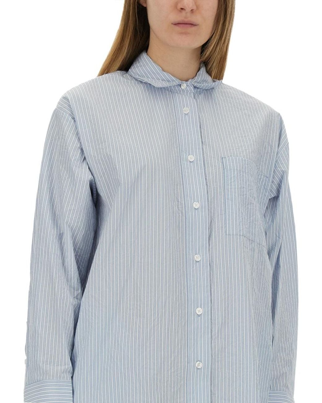 MICHAEL Michael Kors Gray Chemisier Dress Recycled Polyester Shirt