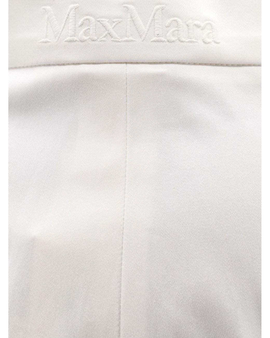 Max Mara White Shorts Cotone