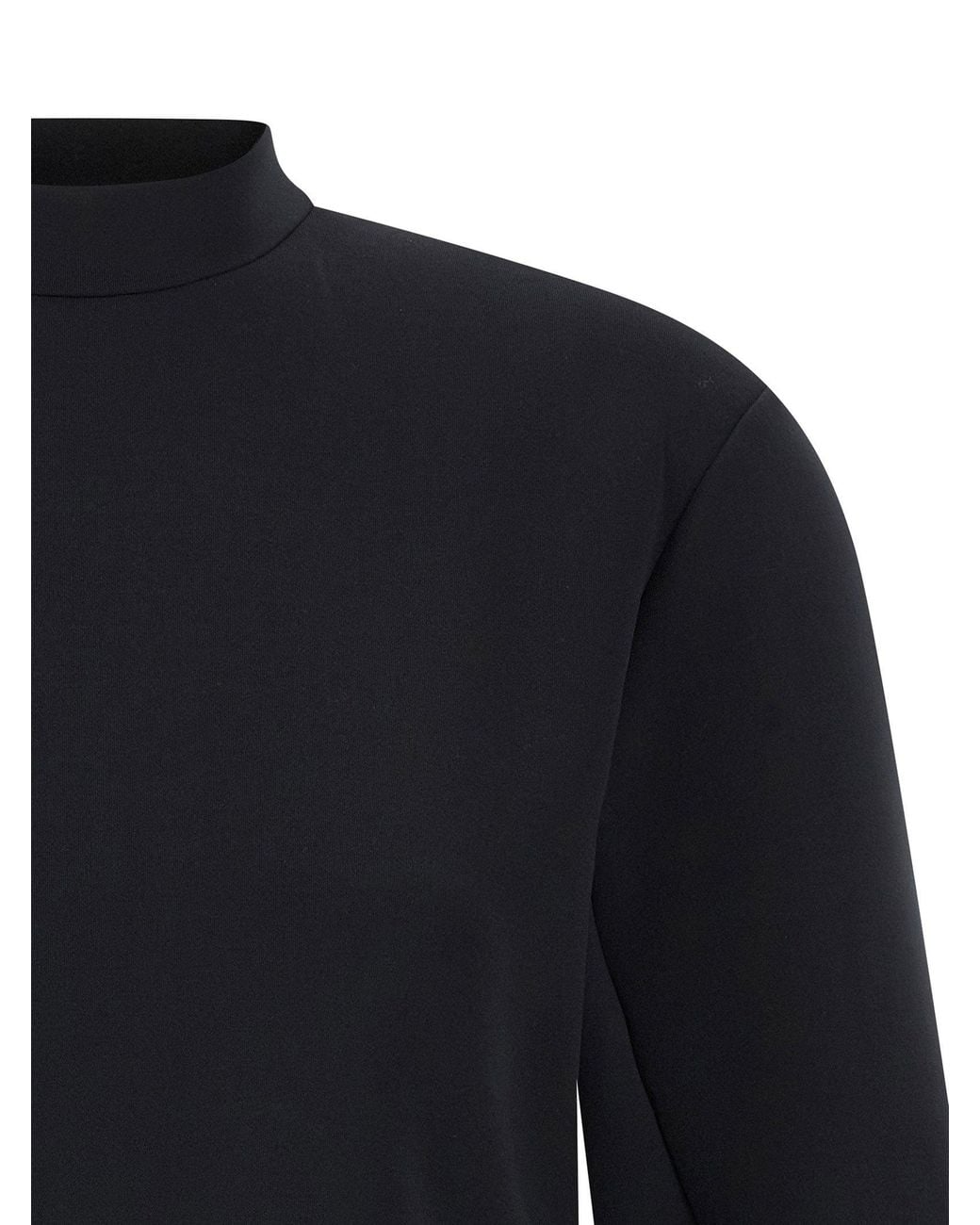 Moncler Genius Blue Scuba-Effect With High Neck Sweatshirt