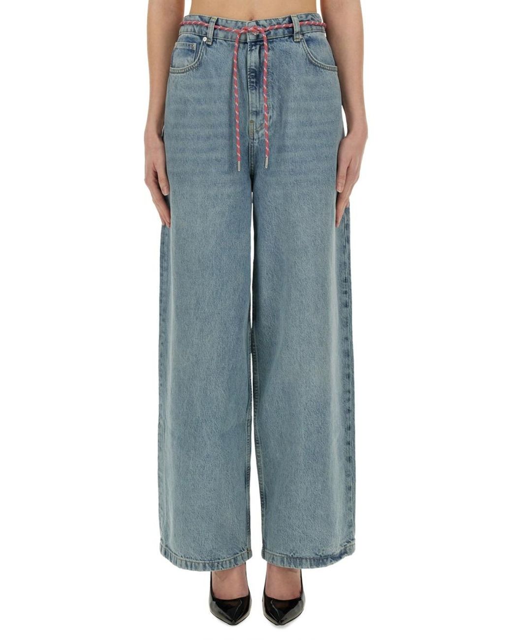 Moschino Blue Moschino Wide Fit Jeans
