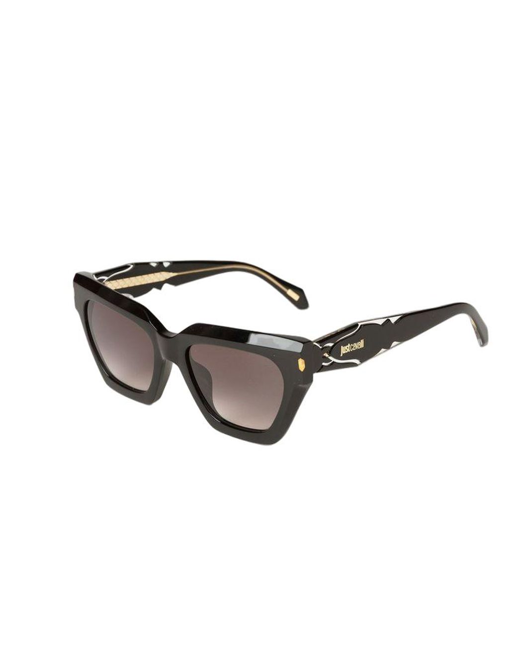 Just Cavalli Black Just Cavalli Sjc171 Oversized Square Acetate Sunglasses
