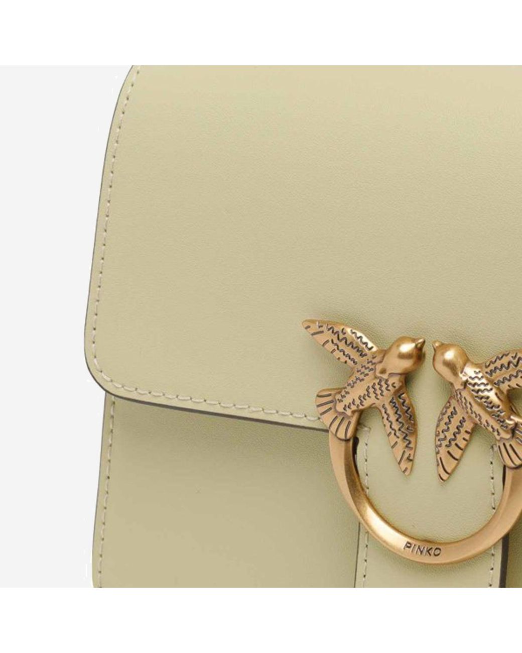 Pinko Metallic Mini Light Bag Leather Shoulder