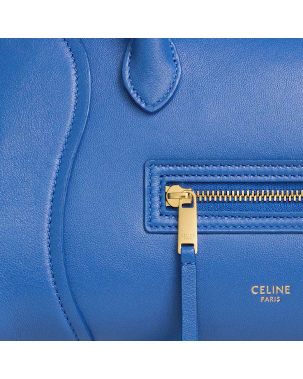 Céline Blue Celine E26 Shoulder Bag