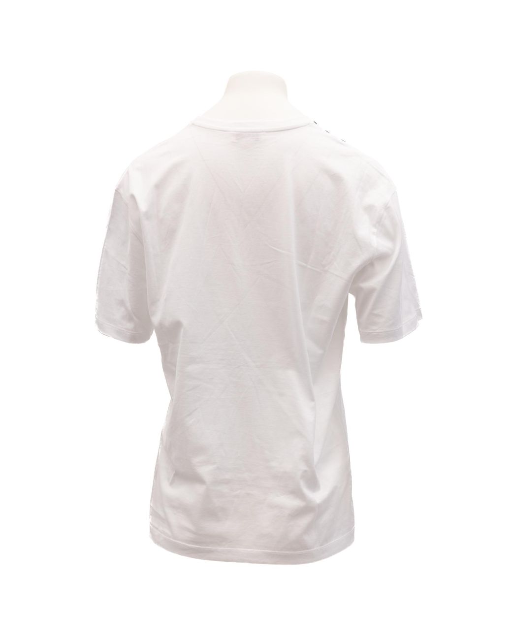 McQueen White Cotton Printed T-Shirt