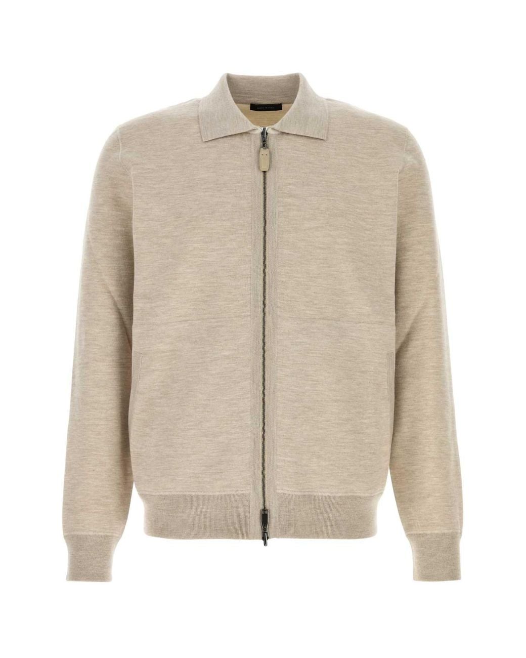 Brioni Natural Stretch Cotton-Blend Sweatshirt for men