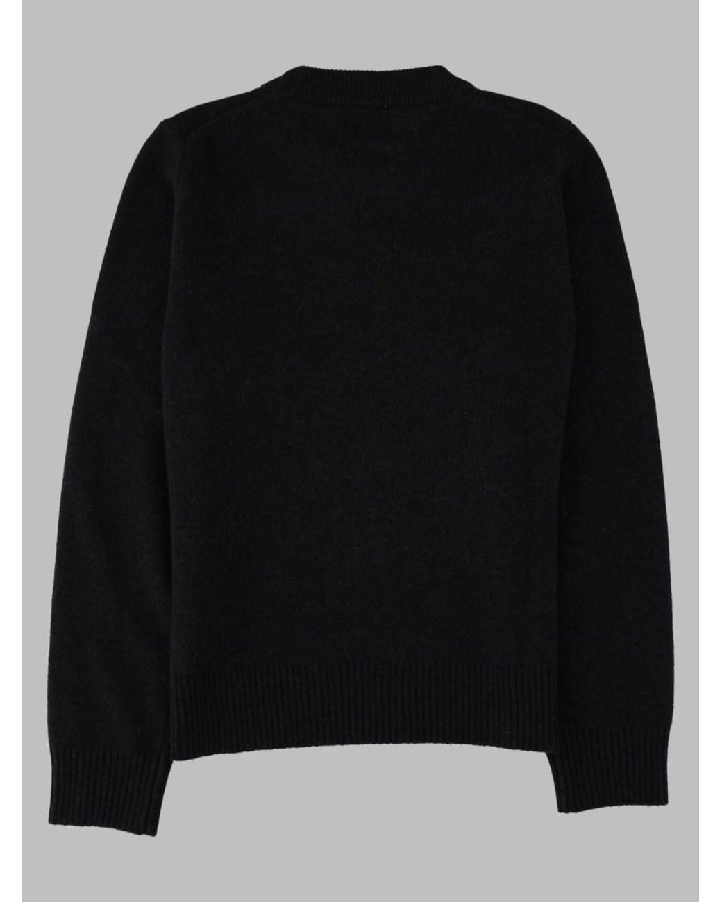 Ganni Black Teddy Forest Jumper Sweater