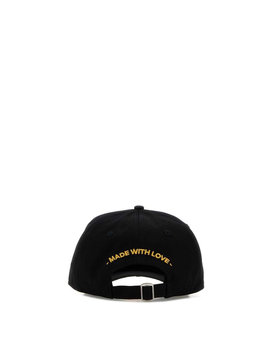 DSquared² Black Cotton Baseball Cap for men
