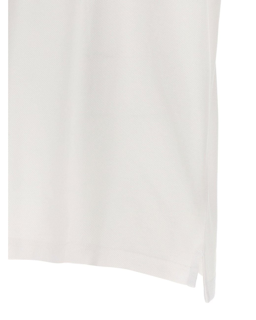 Burberry White Cody Polo Shirt for men