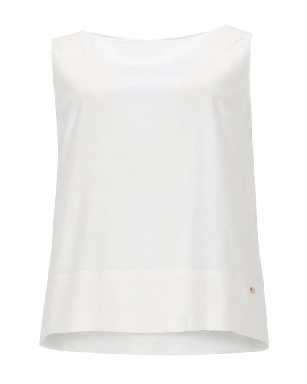 Herno White Top Con Dettaglio Fiocchi