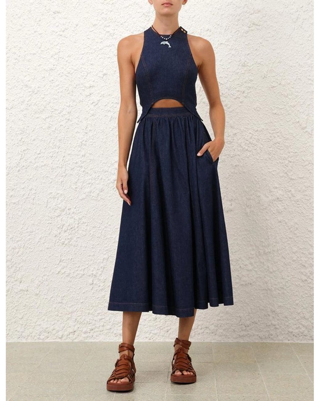Zimmermann Blue Zimmermann Zimmer Dress