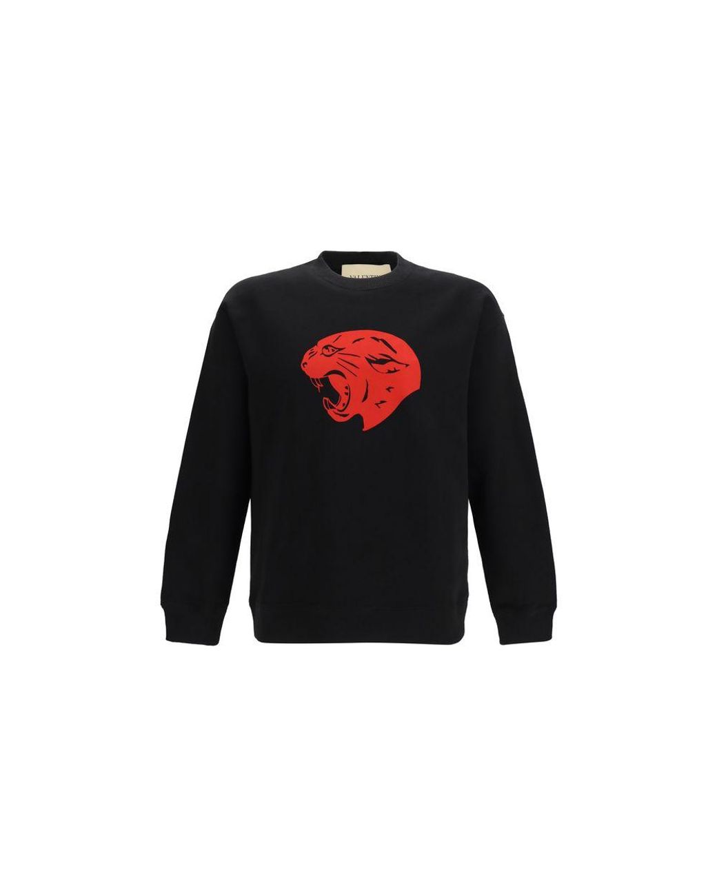 Valentino Garavani Black Cotton Sweatshirt for men