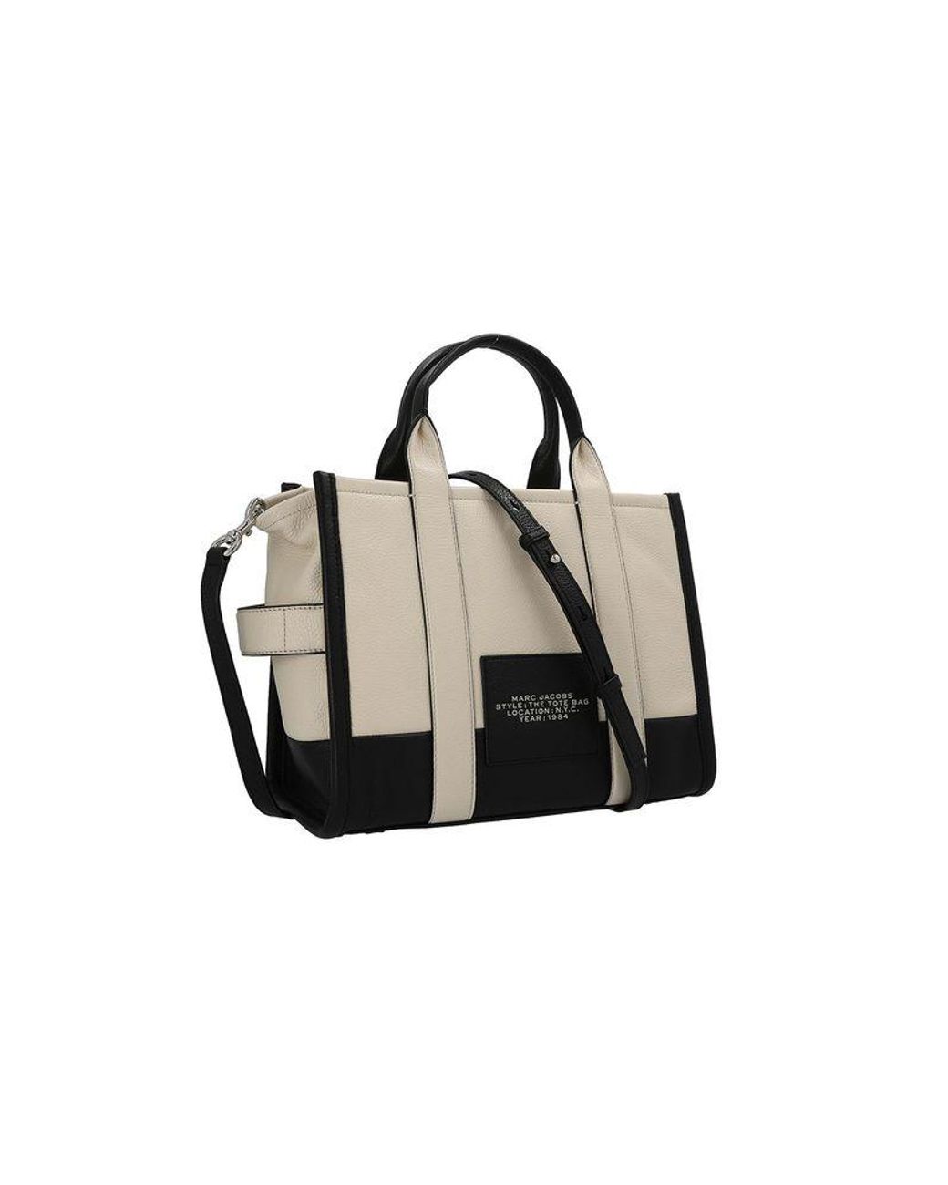 Marc Jacobs Black Tote Bag Cow Leather Tote-Bags