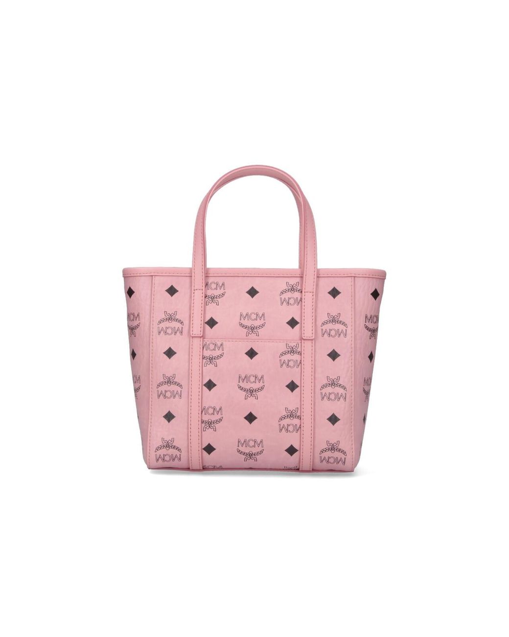 MCM Toni Shopper Small Tote Bag in Pink | Lyst MCM Toni Shopper Small Tote Bag in Pink | Lyst