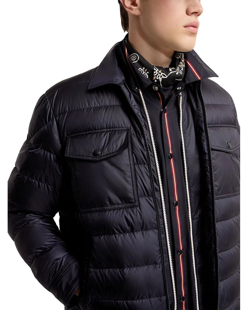 Moncler Blue Vydori Jacket Dark for men