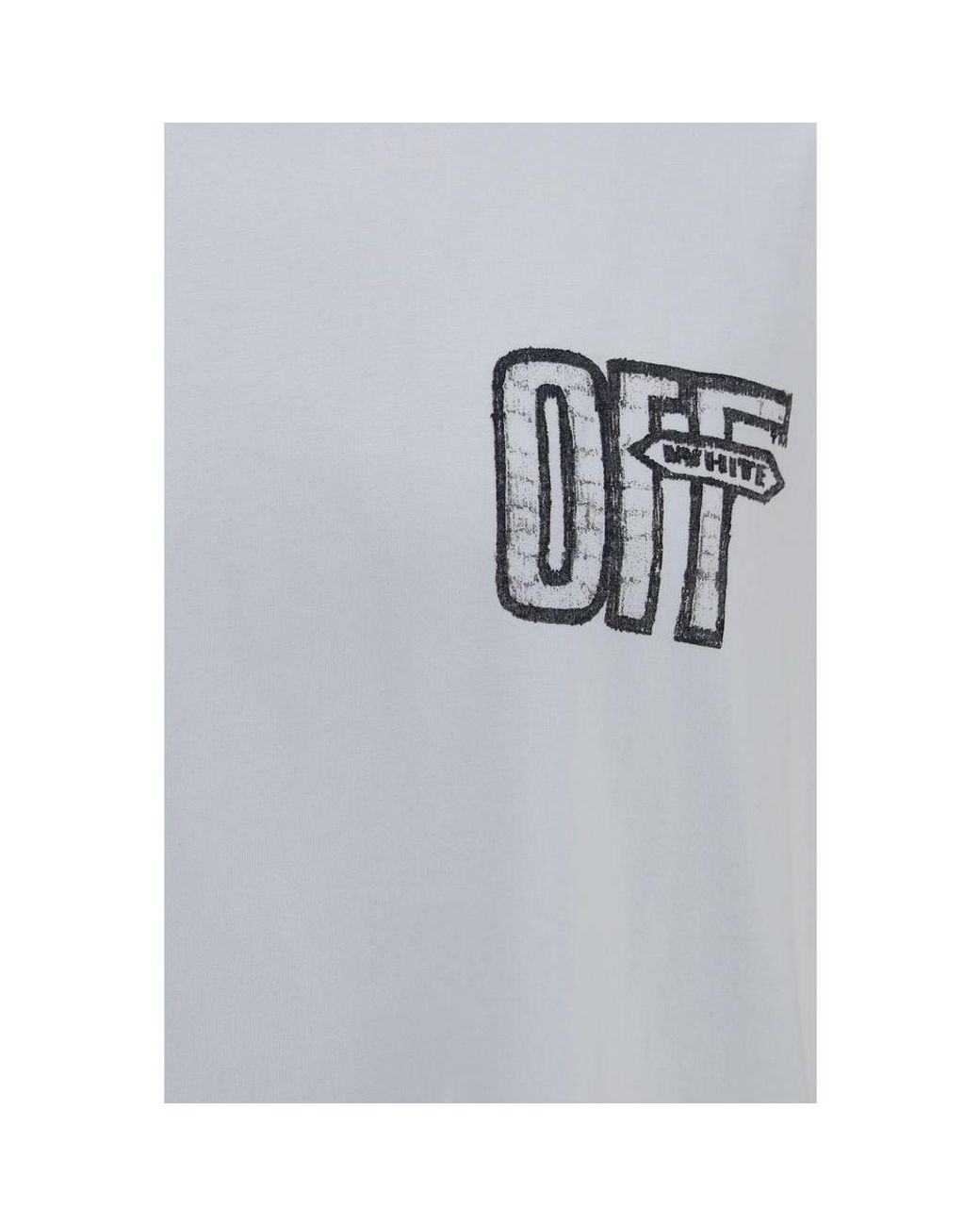 Off-White c/o Virgil Abloh Gray White Cotton Sportswear - L for men