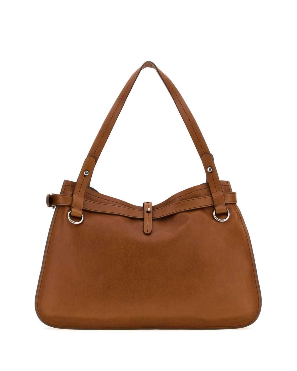 Miu Miu Brown Miu Miu Calf Leather Shoulder Bag