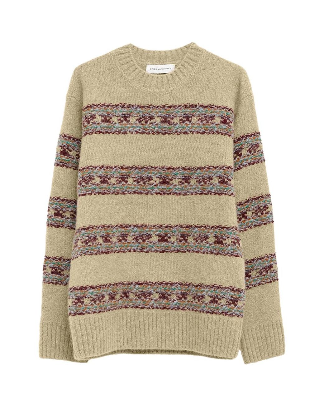 Dries Van Noten Natural Tester Jumper Ecru