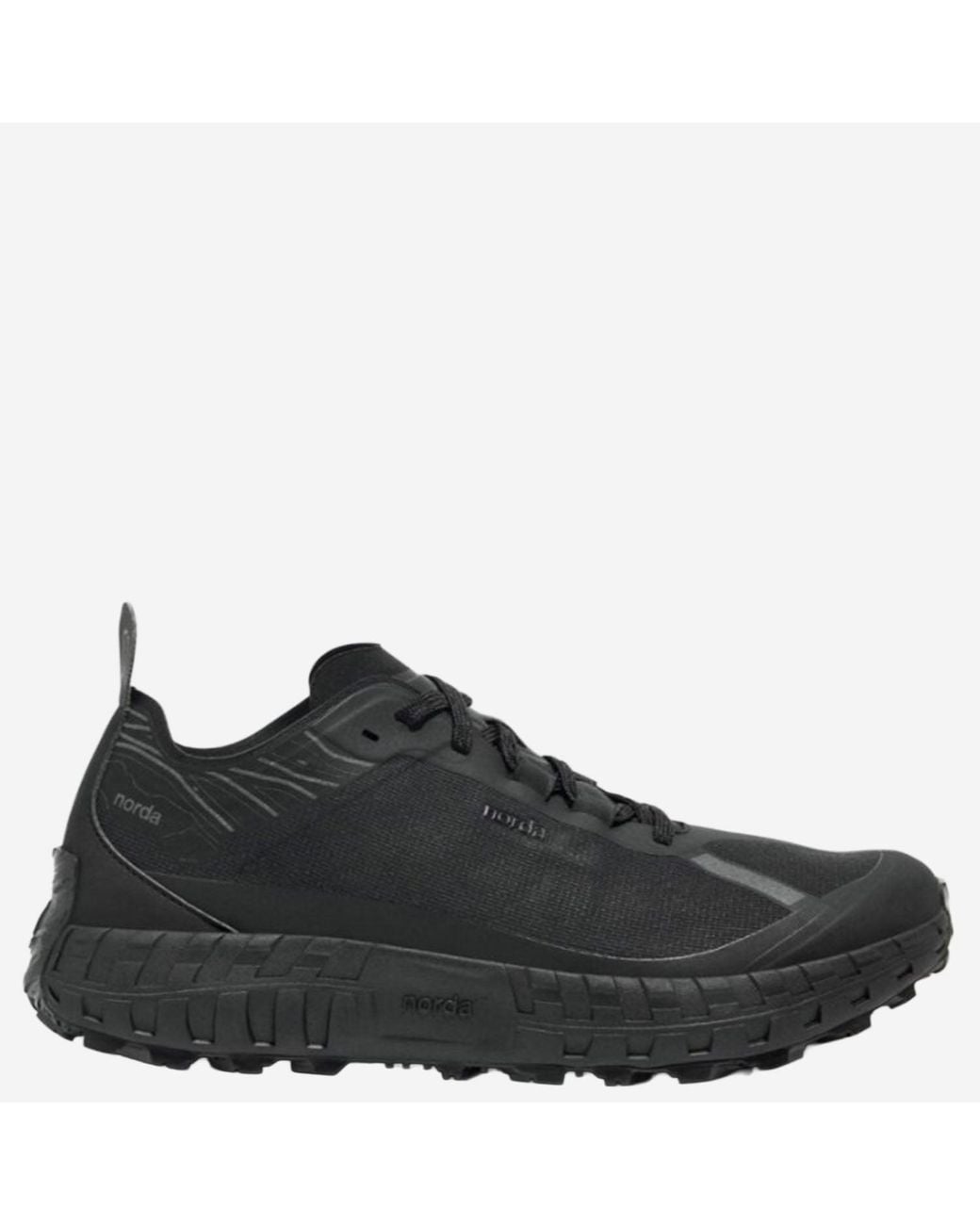 Norda Black Sneakers 001 Mesh And Rubber for men