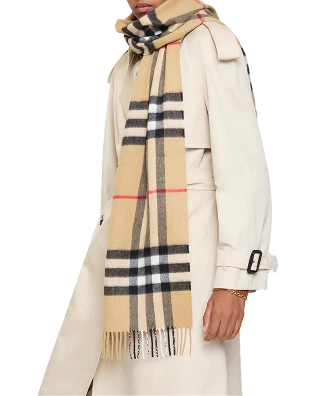 Burberry Natural Check Scarf Archive