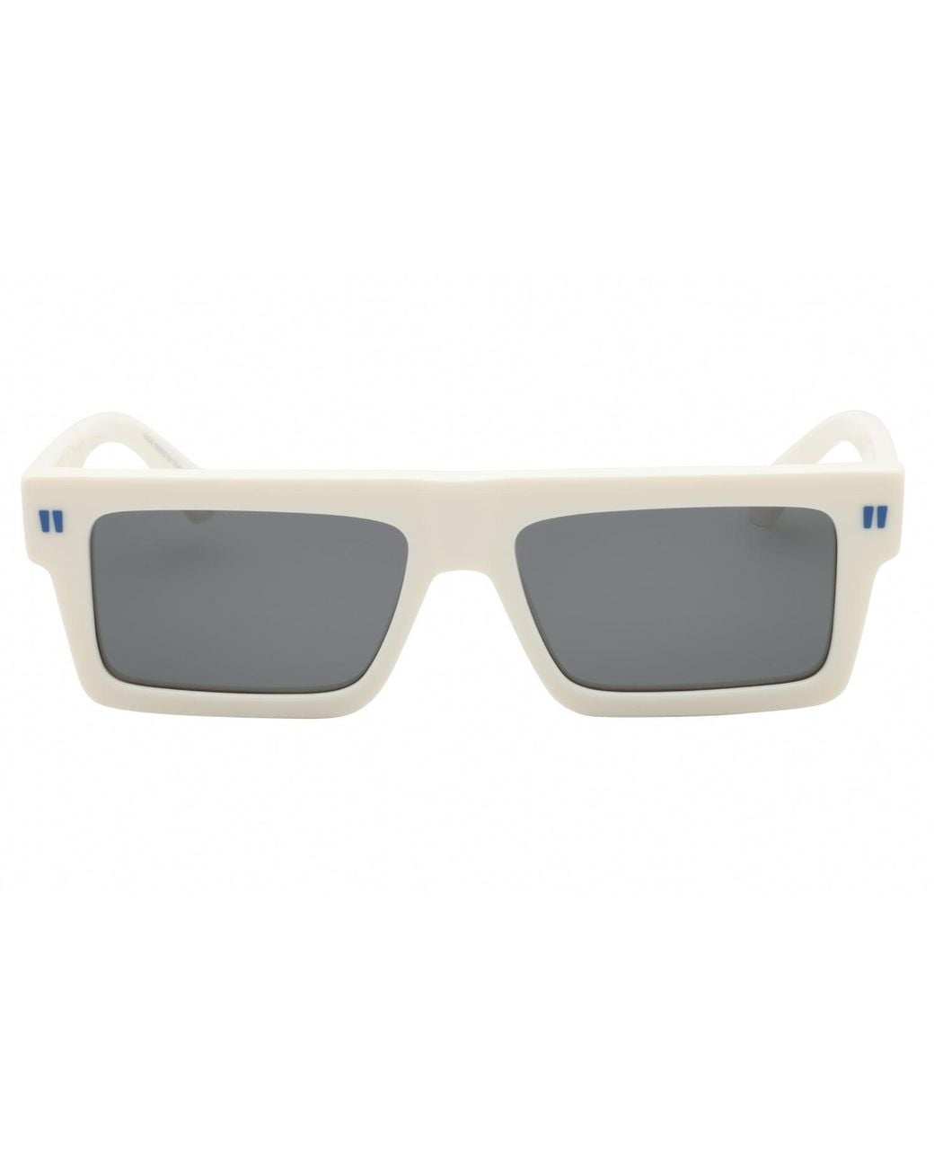 Off-White c/o Virgil Abloh Black Off- Chandler Sunglasses — Cream