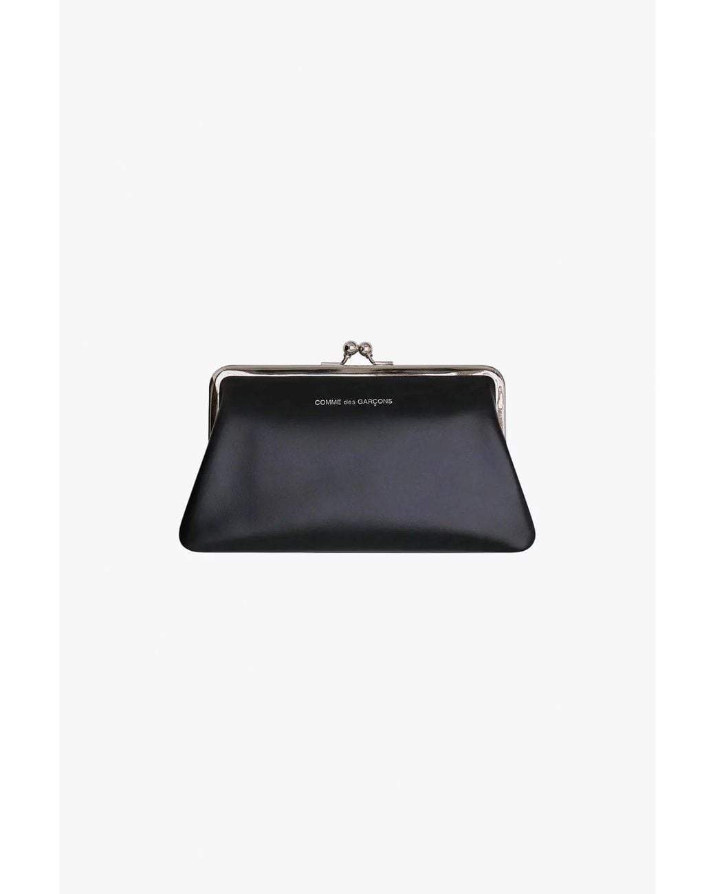 Comme des Garçons Black Portefeuille Kiss Clasp Medium Noir Wallet